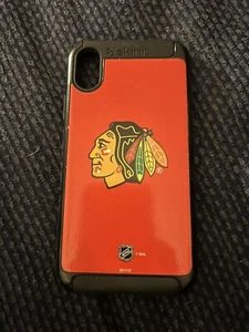 iPhone X Chicago Blackhawks Case - Picture 1 of 2