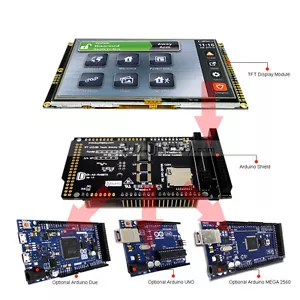 Escudo táctil LCD TFT SPI 5" pulgadas 800x480 para Arduino Due,MEGA 2560,Uno - Imagen 1 de 4