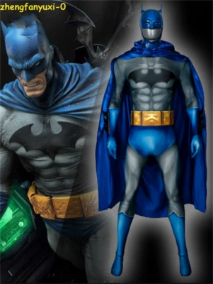 Batman Hush Cosplay Body Hombres Mono Capa Máscara Halloween Disfraz Trajes Foto 1 de 4