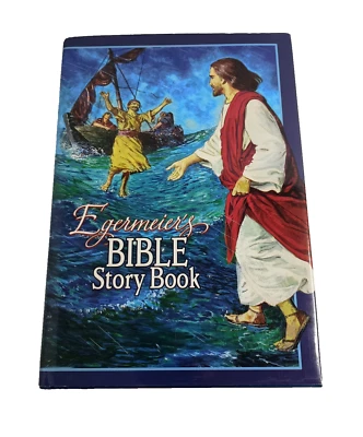 VINTAGE Egermeiers Bible Story Book 1969 Hardcover Illustrated Dust Cover VGC - Image 1 of 4