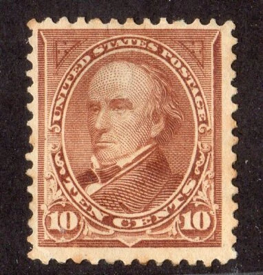 1898 US SC 282C 10c Daniel Webster, Type I - MH F/VF - Image 1 of 3