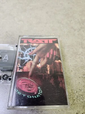 RATT - DETONATOR CASSETTE TAPE 1990 ATLANTIC RECORDS - Image 1 of 2