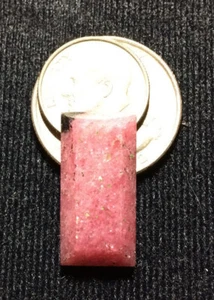 OCL - OUTSTANDING & RARE AUSTRALIAN IMPERIAL RED RHODONITE FACETED CAB - 18 CTS - Bild 1 von 3