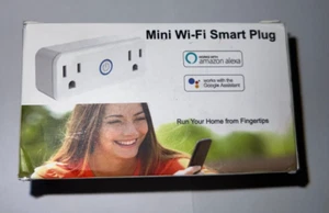 Dual WIFI Smart Plug Intelligent Socket Alexa and Google Assistant Compatible - Picture 1 of 3