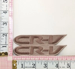 Honda CR-V Patch Lot Of 2 Badge Applique Crest Logo o12 - Picture 1 of 2