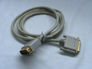 1 VINTAGE COMPAQ PARALLEL CABLE WITH GOLD CONNECTORS - Picture 1 of 4