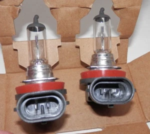 H11 Halogen Light Bulbs • 55W High Low Beam Headlight 12V - Picture 1 of 12