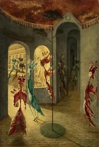 REMEDIOS VARO Surrealism Art Poster or Canvas Print "Au Bonheur des Dames" - Picture 1 of 1