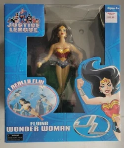 NEW FLYING WONDER WOMAN ACTION FIGURE BY FUSION TOYS JUSTICE LEAGUE ANIMATED r92 - Picture 1 of 2
