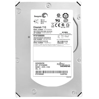 Disco Rigido Seagate 73GB ST373355SS Cheetah SAS 16MB 15K 3,5'' - Immagine 1 di 4