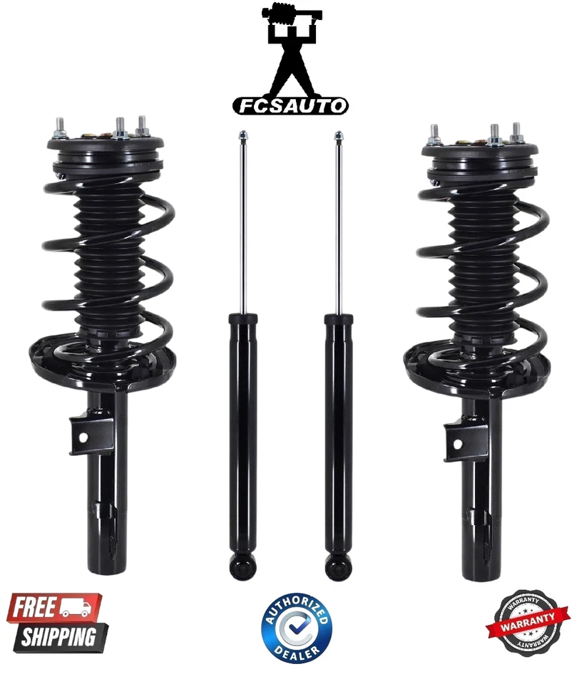Complete FCS Front Coil Spring & Rear Shock Assembly Fits 19-22 Mazda 3 - Image 1 of 1