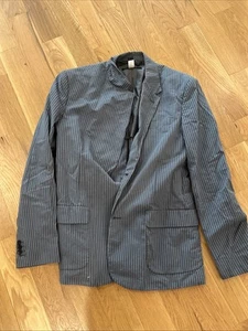 Marc by Marc Jacobs Herren Blau Knopf Sport Mantel Anzug Jacke Gr. XL - Bild 1 von 2