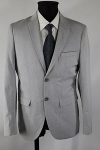 Selected Homme hellgraues Sakko Gr.48/S Polyester Viskose Elasthan Top Zustand - Bild 1 von 11
