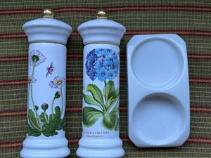 Portmeirion Botanic Garden Keramik Salz & Pfeffermühlen Mühle m. Ständer. - Bild 1 von 16