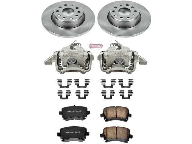 Kit Pastilla Freno Trasero y Rotor 99WZVM61 para Audi A3 Quattro 2006 2007 2008 2009 Foto 1 de 1