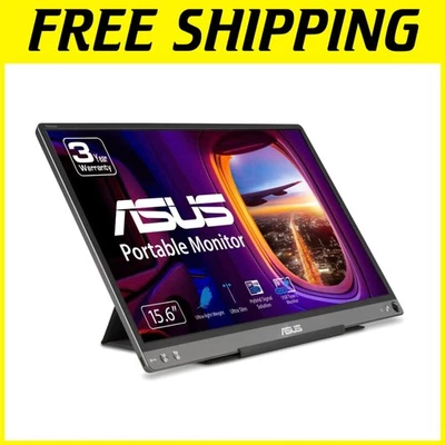 Dark Gray ZenScreen 15.6” 1080P USB Type-C Portable Monitor - Image 1 of 4