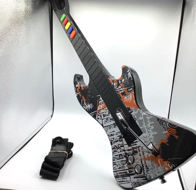 PS2 Wireless Guitar Rock Band Psyclone Budokan PSE1980 w/ Strap - Image 1 of 4