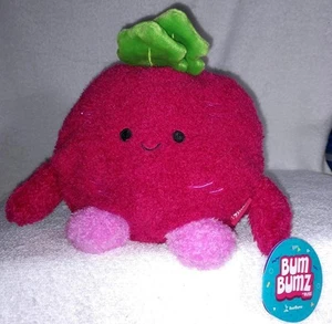 Peluche BumBumz Ronnie the Beet Root Bumz 8" nuevo con etiquetas - Imagen 1 de 2