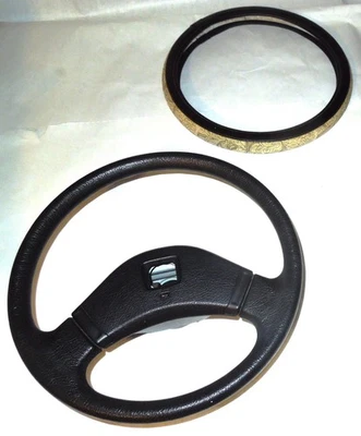 88 89 90 91 Volante Honda Civic y CRX de 2 radios OEM radios negros bonito con cubierta Foto 1 de 4