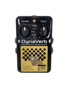 Pedale effetto EBS Dynaverb Studio Edition riverbero per basso con scatola usato - Foto 1 di 5