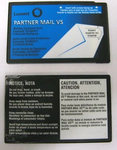 Avaya AT&T Lucent Partner Mail VS 4-Port 40-Mailbox Expansion Card 107884371 - Picture 1 of 1