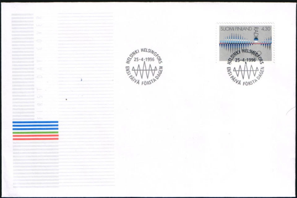 Finland FDC 1996, Centenary Of Radio, Mint - Image 1 of 1