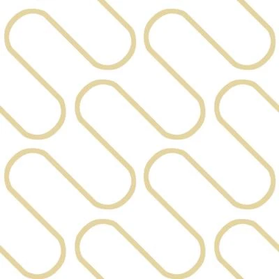 Papel Pintado Muriva Curva Lineal Catherine Lansfield Geométrico Metálico Dorado 206504 Foto 1 de 4