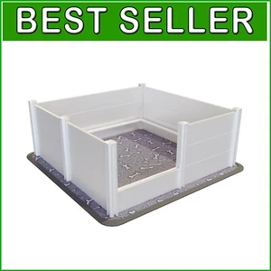 EZ Whelping Box for Large Breeds - 48"x48"x19.5", Washable Pee Pads Included - Picture 1 of 9