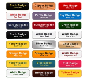 MAGNET maßgeschneidert graviertes Namensschild Sekretär Apotheke Apotheker RN + Schriftarten - Bild 1 von 7