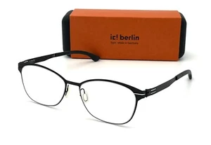 IC BERLIN SUE Black / Clear Lens 55mm Eyeglasses - Picture 1 of 4