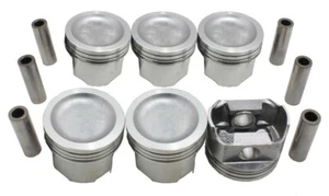 Juego de pistones de motor Silvolite 1738+1,0 mm 25,5 cc plato para Chevy 1988-1993 3,8 L V6 - Imagen 1 de 3