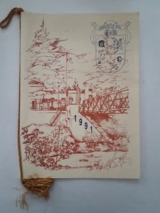 Calendario Storico Militare Stabilimento munizioni Militare terrestre anno 1991 - Picture 1 of 2