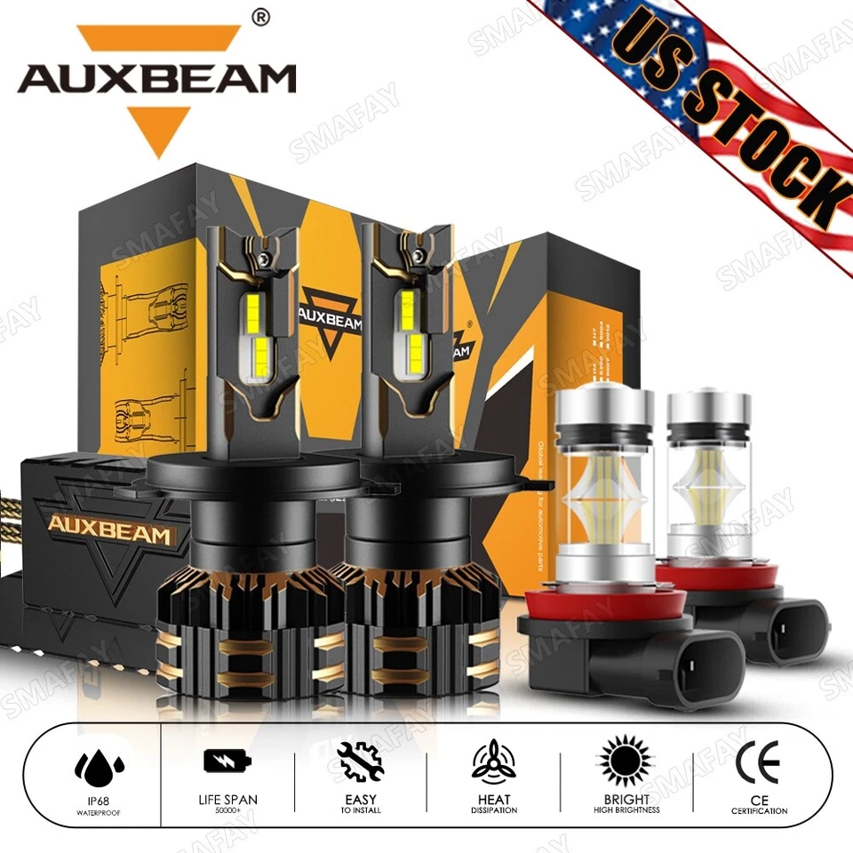 Для Honda Ridgeline 2006-2014 AUXBEAM Canbus 6000K светодиодные фары + противотуманные фары - Изображение 1 из 4