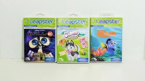 Leap Frog 3 Leapster Cartridges Pet Pals Finding Nemo Wall-E Leapster2 EUC - Picture 1 of 5