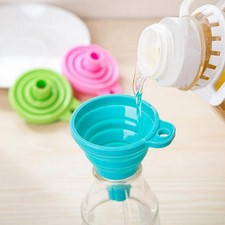 Mini tramoggia pieghevole pieghevole pieghevole da cucina in silicone strumenti pratici