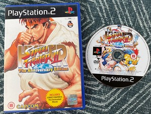 Jeu PlayStation 2 : Hyper Street Fighter II - Version PAL (Française) - Bon état