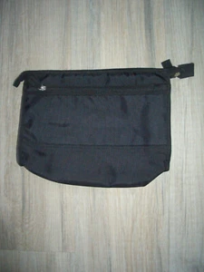 Kulturtasche leichter Reisebeutel Schwarz 30x20x8cm - TRAVEL COLLECTION - NEU - Bild 1 von 2