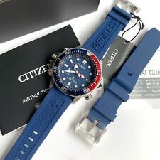 Citizen Promaster Diver Watch * Aqualand BN2038-01L Blue Dial Rubber Strap