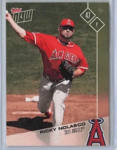 2017 Topps Now #OD-177 Ricky Nolasco Los Angeles Angels - Picture 1 of 2