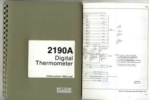 FLUKE - 2190A + Y2001  -   INSTRUCTION  AND SERVICE MANUAL   ( ORIGINAL  BOOK ) - Foto 1 di 1