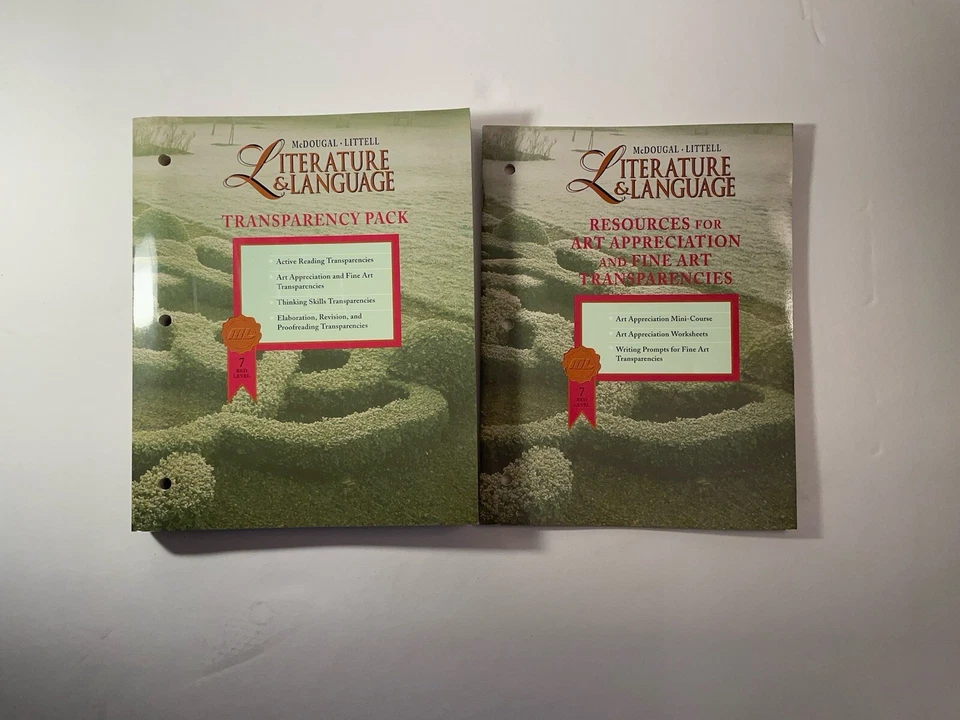 Literature & Language McDougal & Littell Red Level 7 w/ Teachers Guide - Image 1 of 1