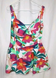Liz Claiborne One Piece Swimsuit Women's Size 20W - NEW -D67 - Picture 1 of 5
