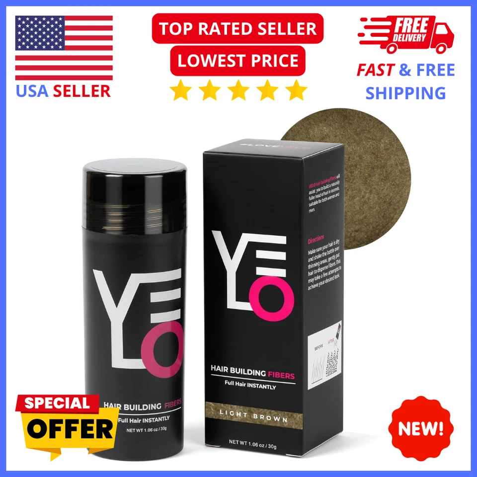 Hair Building Fibers 30g – Instant Thicker Fuller Hair for Thinning Areas - Image 1 of 4