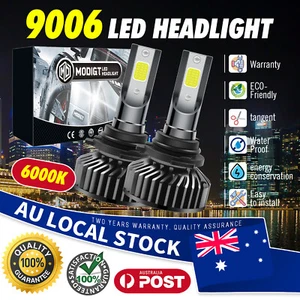 2x 9006/HB4 LED Low Beam Bulbs Ice Blue 8000K Replace Globes For Holden Cruze 14 - Picture 1 of 11