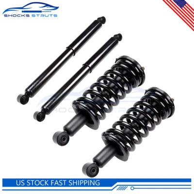 For 2004-2013 Nissan Titan 4WD Rear Shocks Front Complete Struts W/ Coil springs - Image 1 of 4
