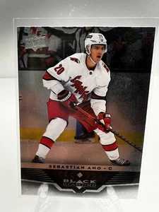21-22 UD Extended Series Hockey Black Diamond #BD-4 Sebastian Aho - Picture 1 of 2