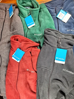 Columbia Flattop Ridge Long Sleeve Fleece XL 2XL Soft Comfy FullZip New $60 MSRP - Image 1 of 4
