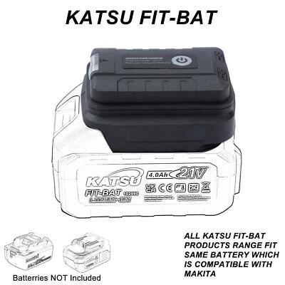 A.T USB Adapter 18V Battery with LED Work Light