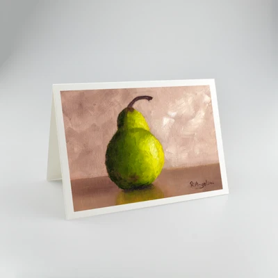 Pear - A5 High Quality 312gsm Blank Greetings Cards - Image 1 of 4