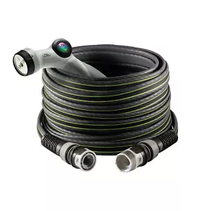FITT FORCE 5/8" 25 m, Manguera de Agua de Jardín para Riego, Compacta, Ligera y - Imagen 1 de 8